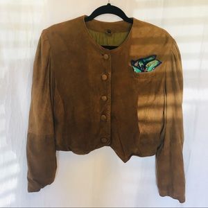 Vintage leather jacket Size S/M